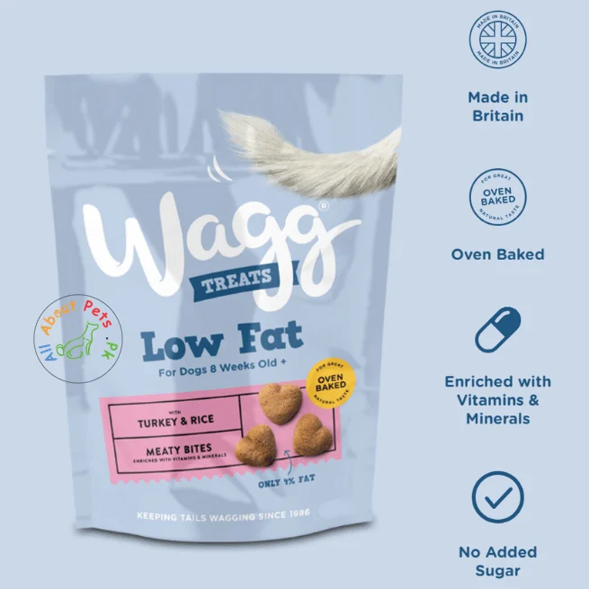 Wagg Turkey and Rice Low Fat Dog Treats 100g