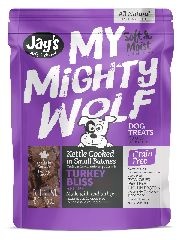 Jay's  My Mighty Wolf Dog Treats - Turkey Bliss